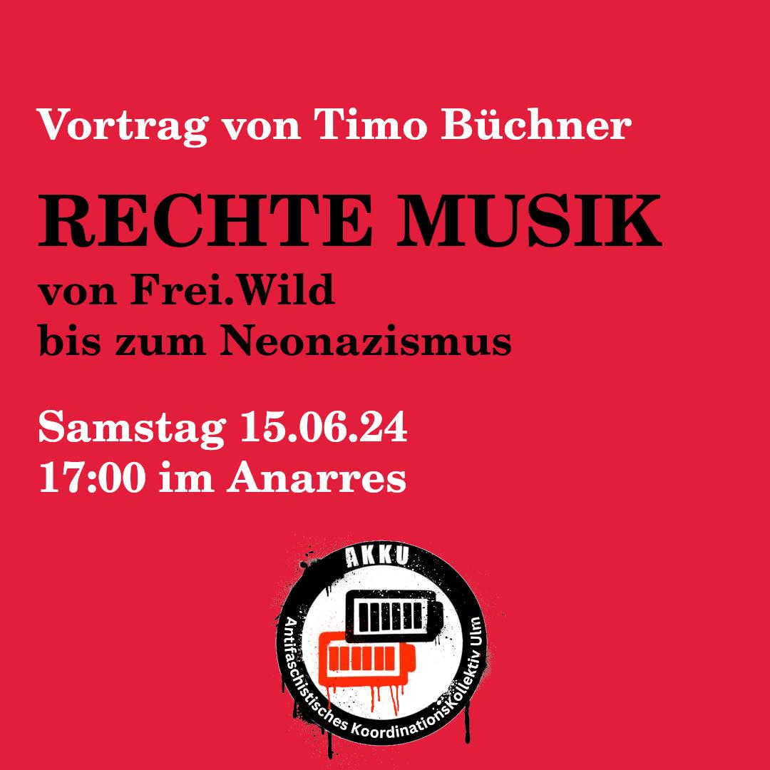 Vortrag: Rechte Musik. Von Frei.Wild bis zum Neonazismus