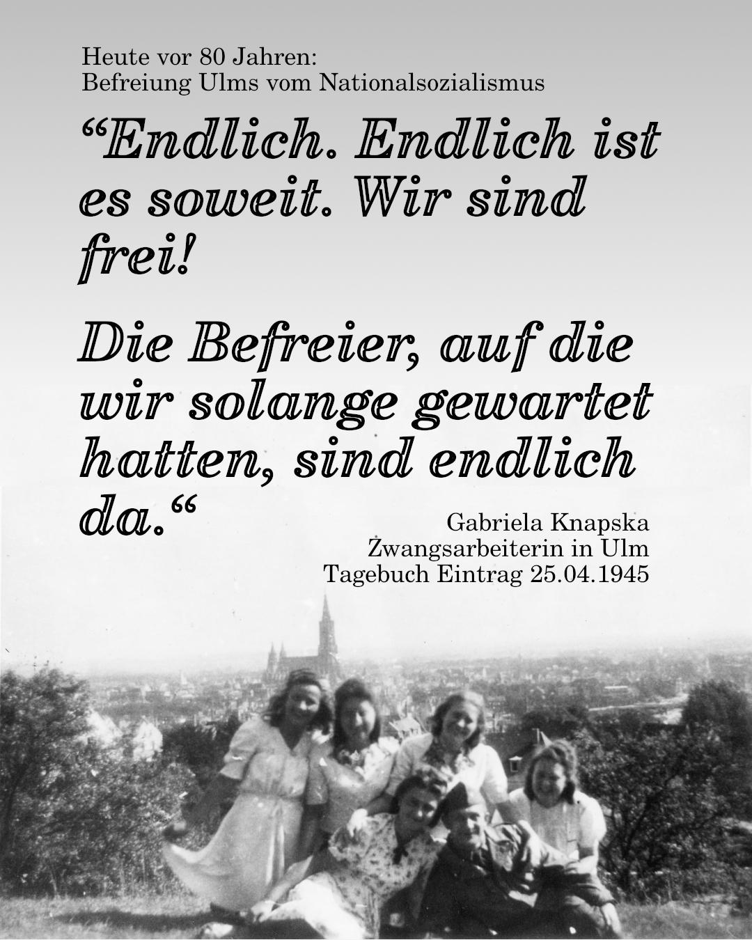 80 Jahre Befreiung Ulms